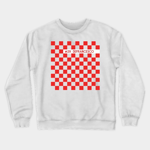 Devlin DeFrancesco Racing Flag Crewneck Sweatshirt by GreazyL